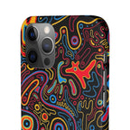Neon Maze Phone Case