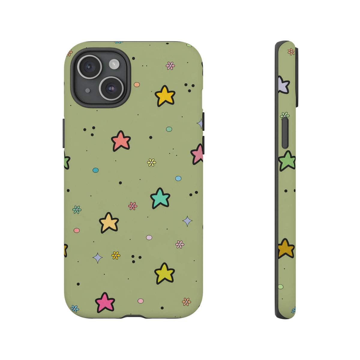 Cosmic Star Doodle Phone Case