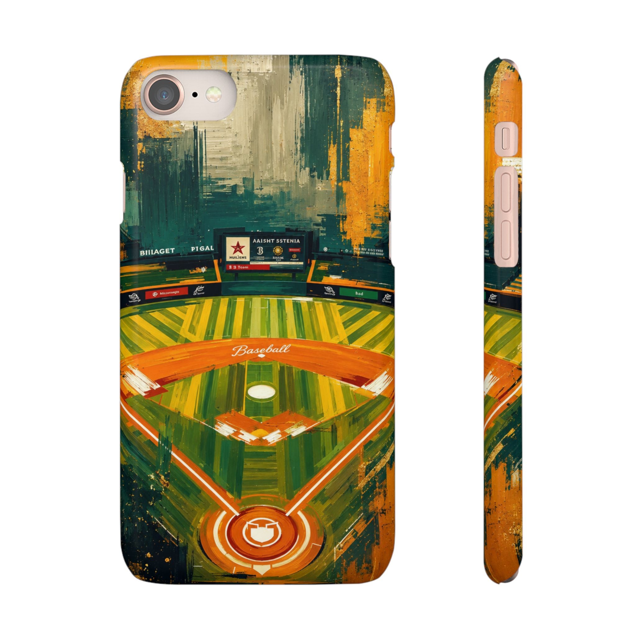 Abstract Baseball Stadium Phone Case
