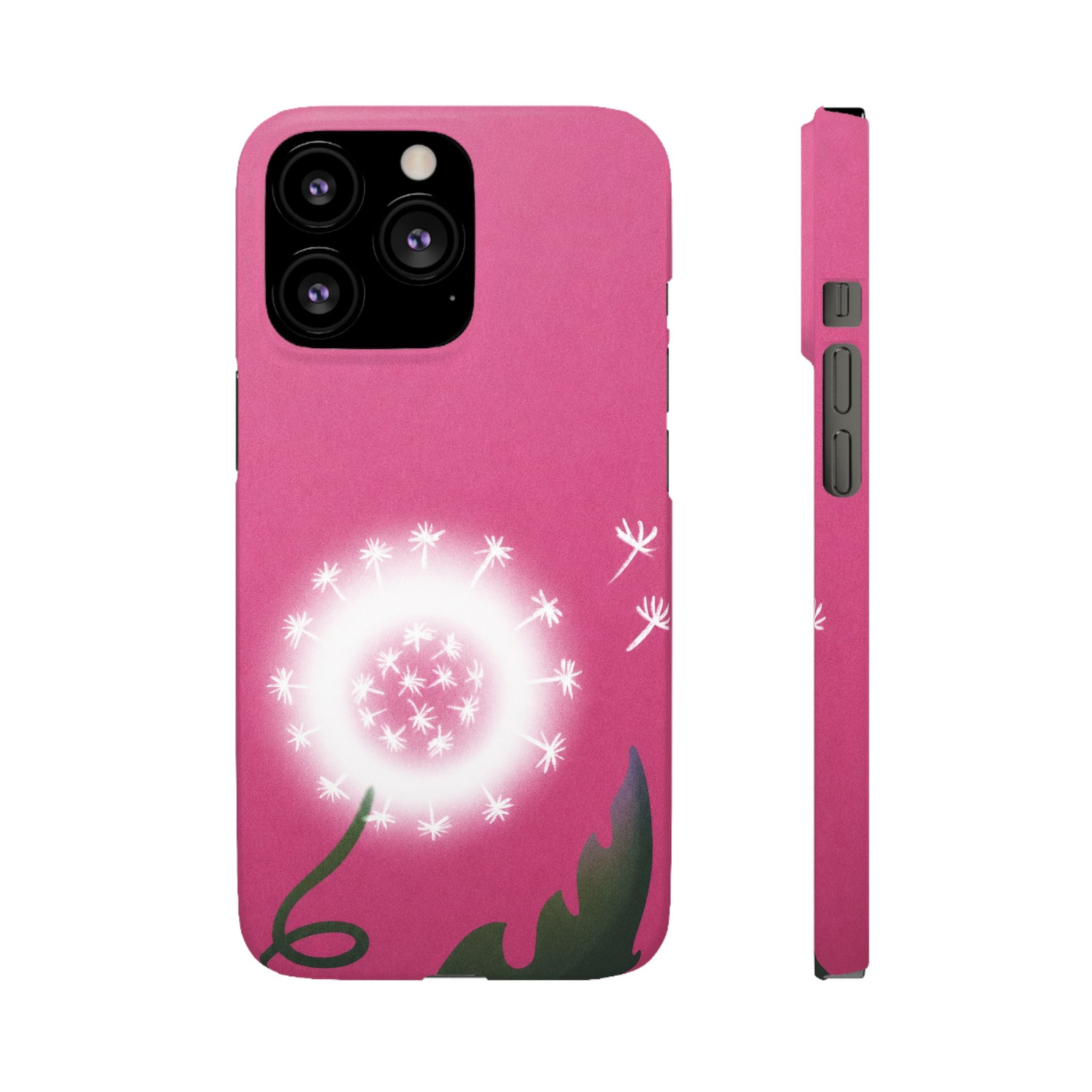 Pink Dandelion Phone Case