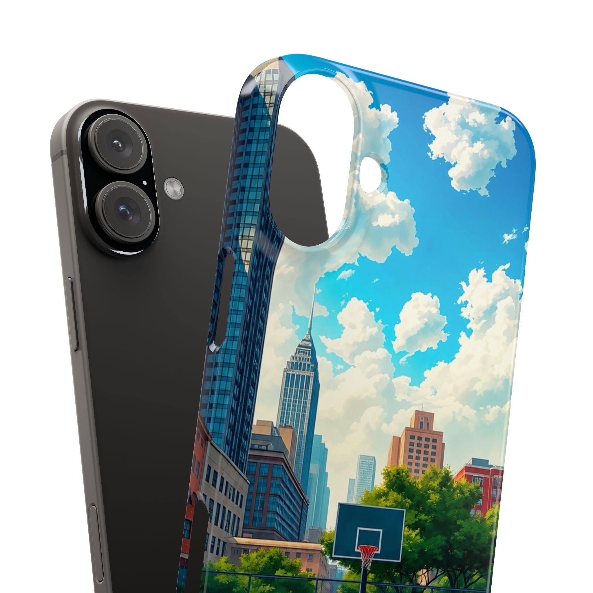 Urban Basketball Court Phone Case