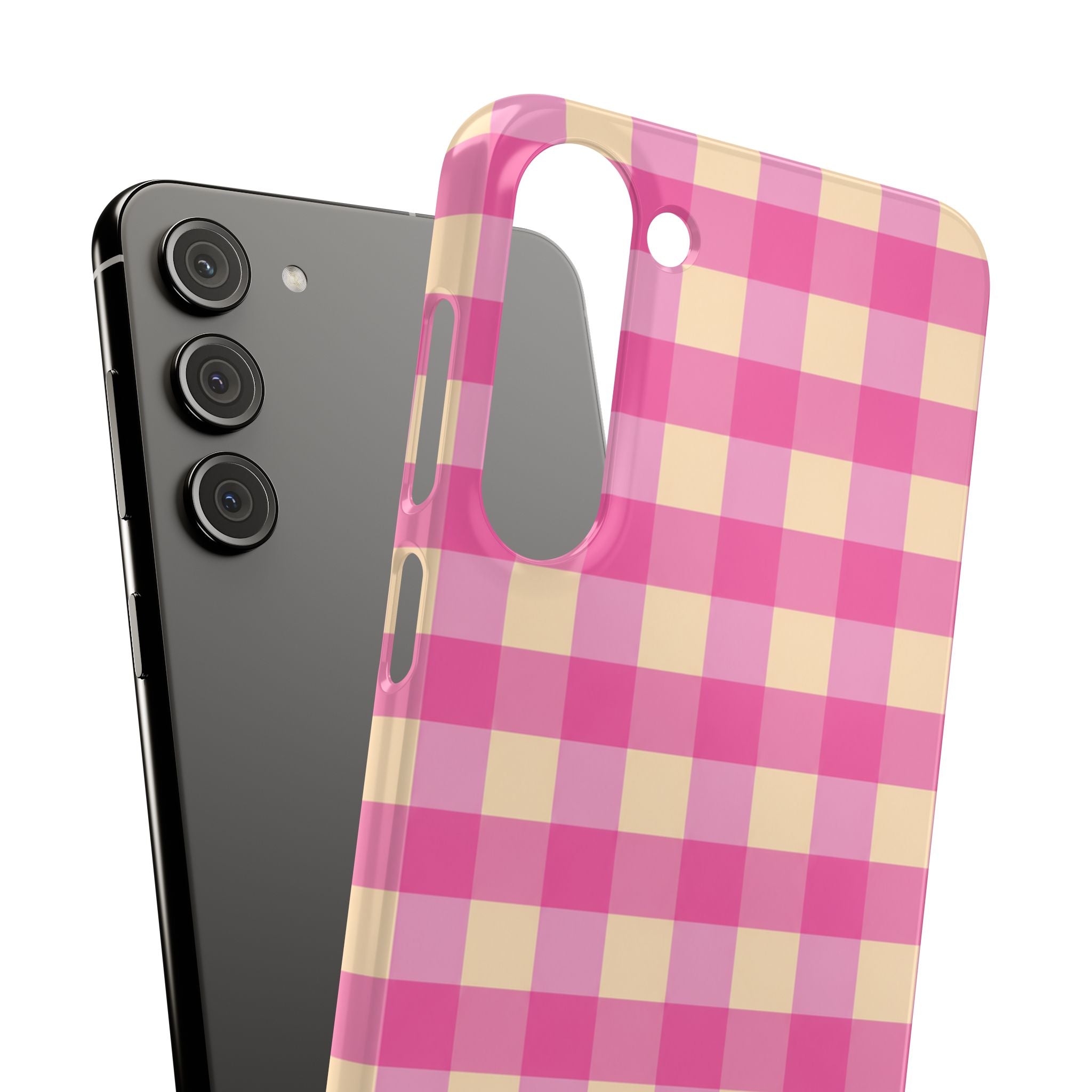 Pink Gingham Phone Case