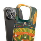 Abstract Baseball Stadium Phone Case