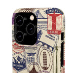 Vintage Travel Stamps Phone Case