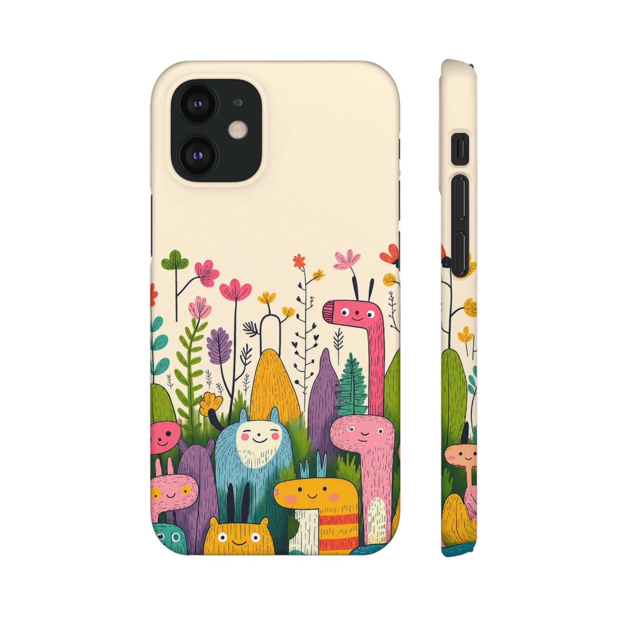 Cute Monster Garden Phone Case