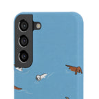 Swimming Dogs Phone Case