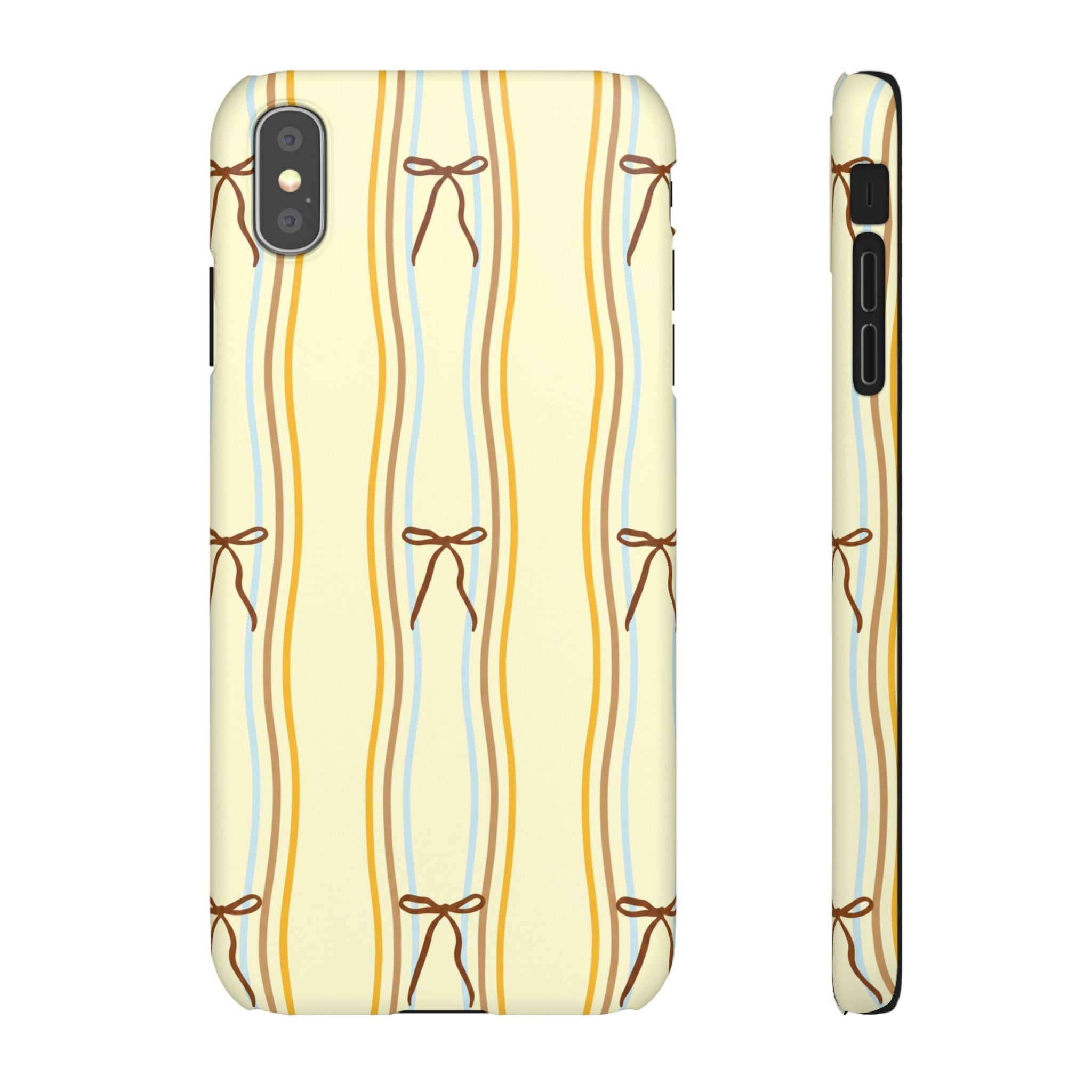 Bow Stripe Phone Case