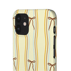 Bow Stripe Phone Case