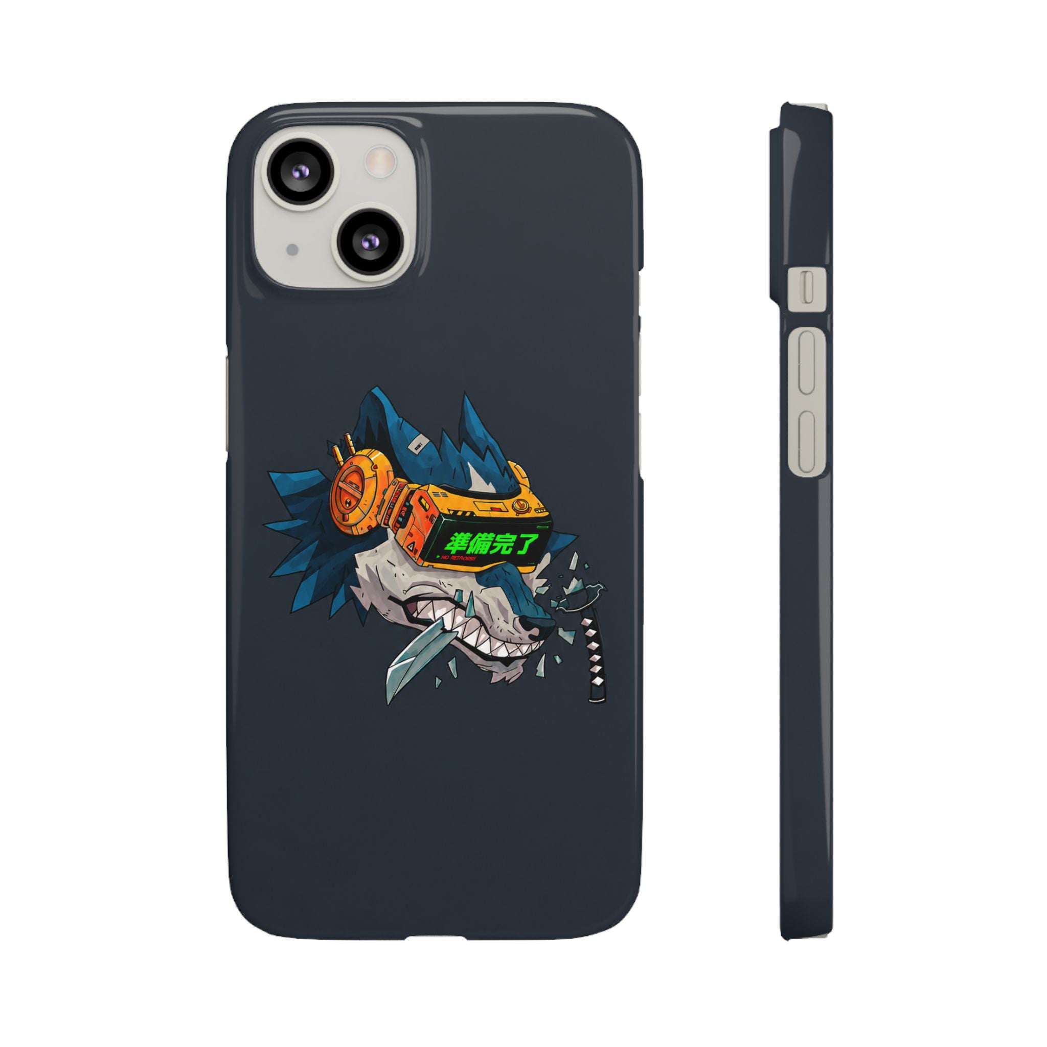 Cyberpunk Wolf Phone Case
