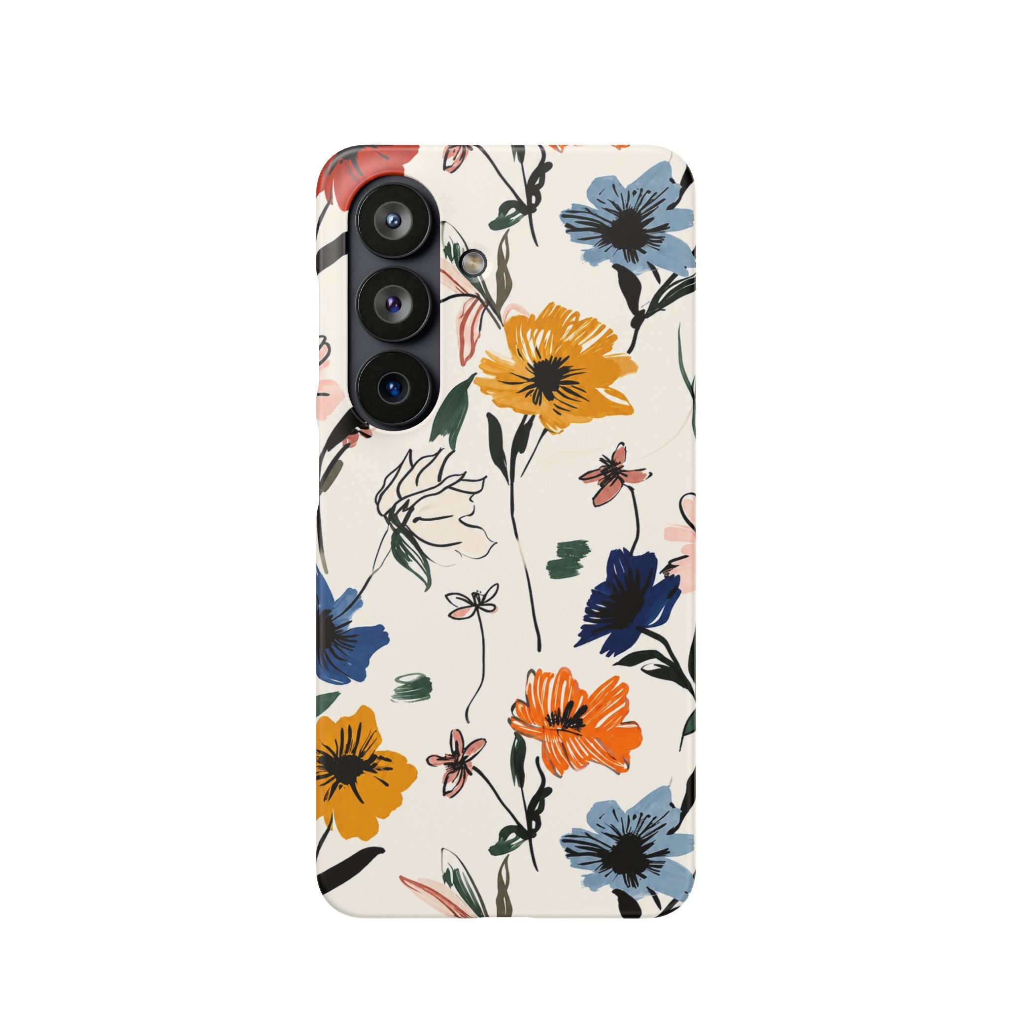 Wildflower Sketch Phone Case