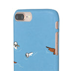 Swimming Dogs Phone Case