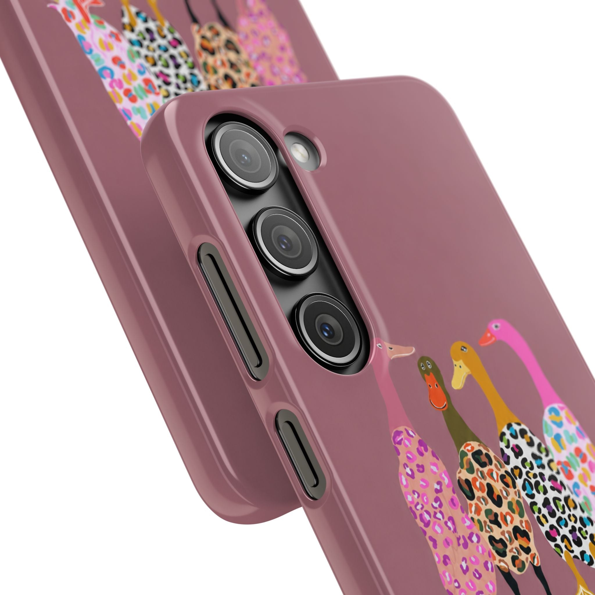 Colorful Leopard Ducks Phone Case