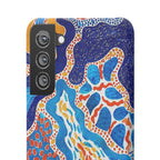 Abstract Blue Pattern Phone Case