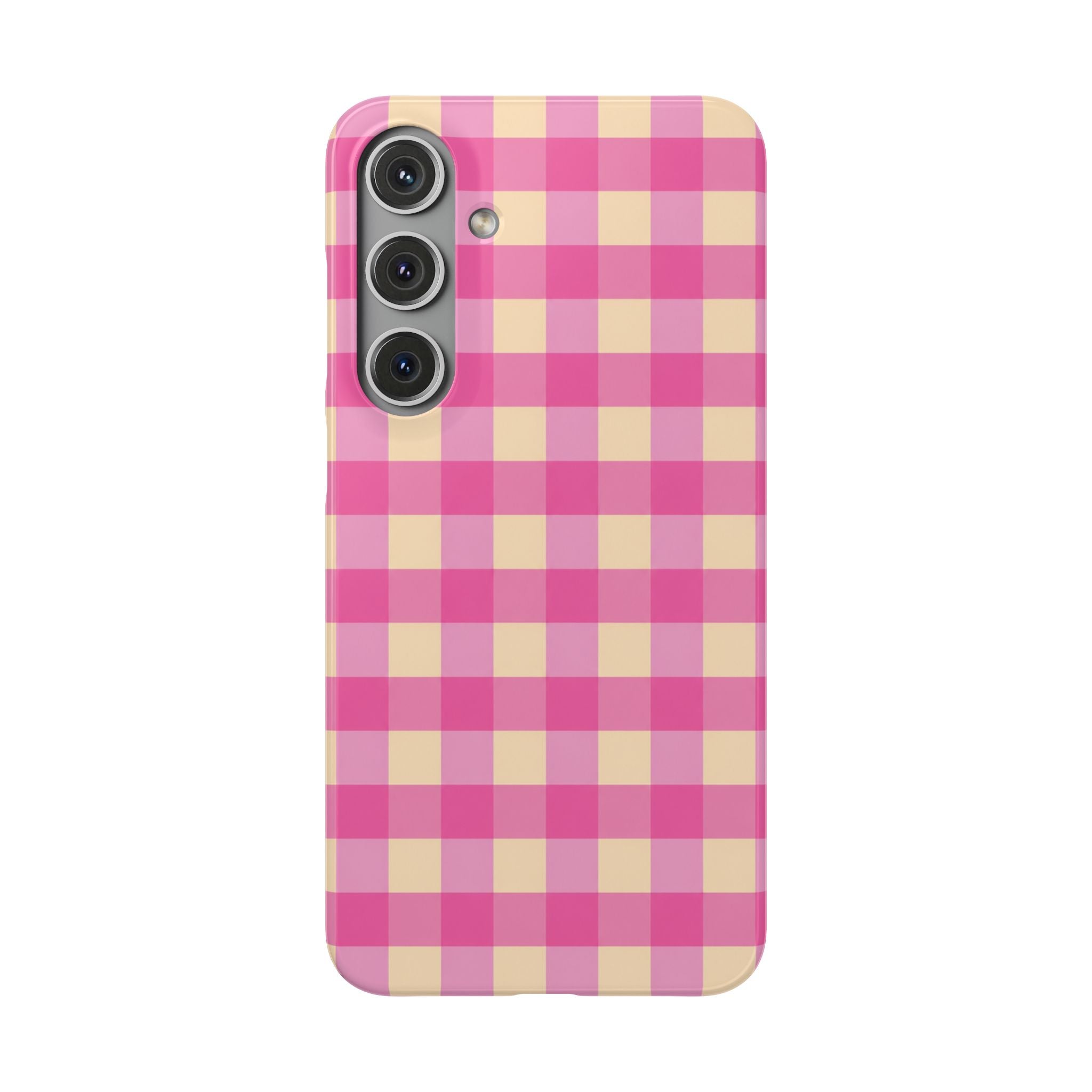 Pink Gingham Phone Case