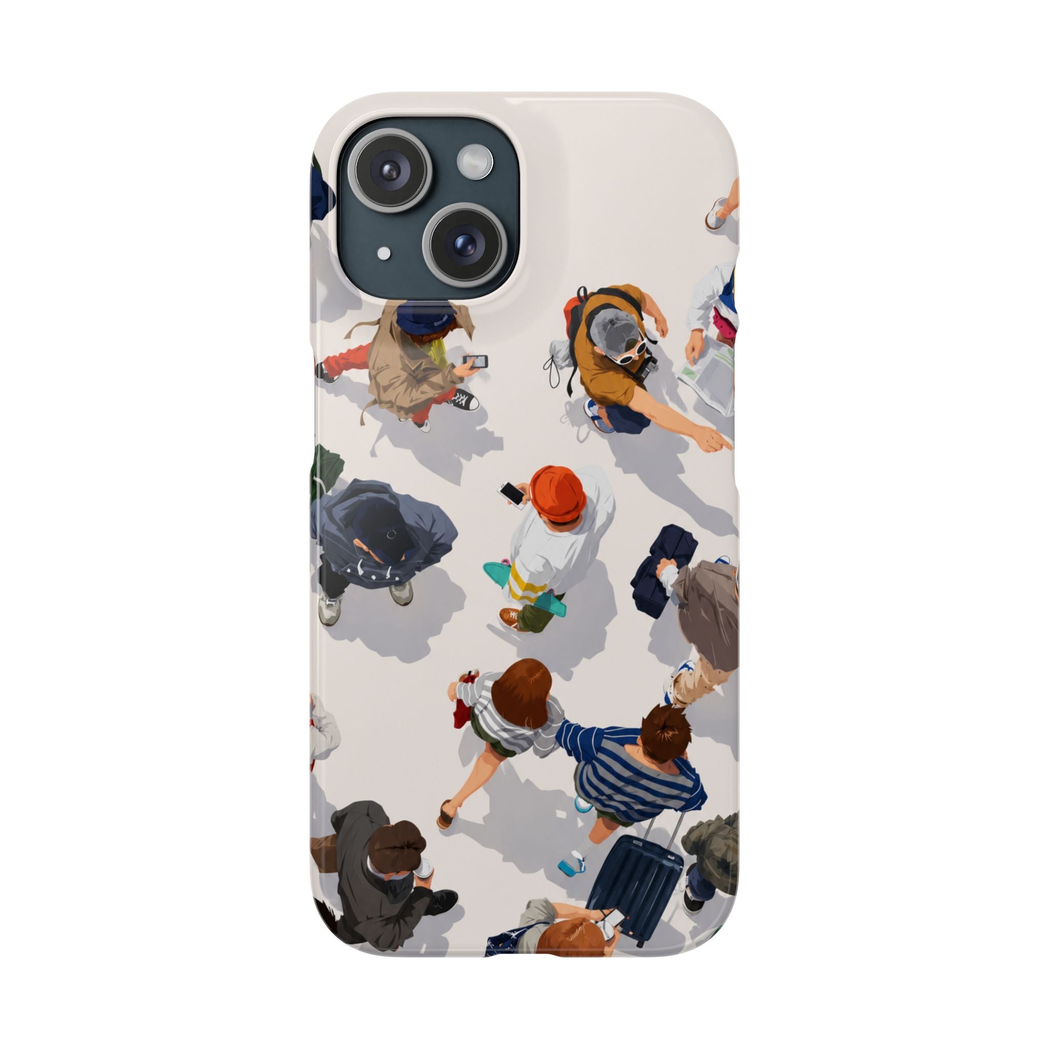 City Crowd Aesthetic Phone Case
