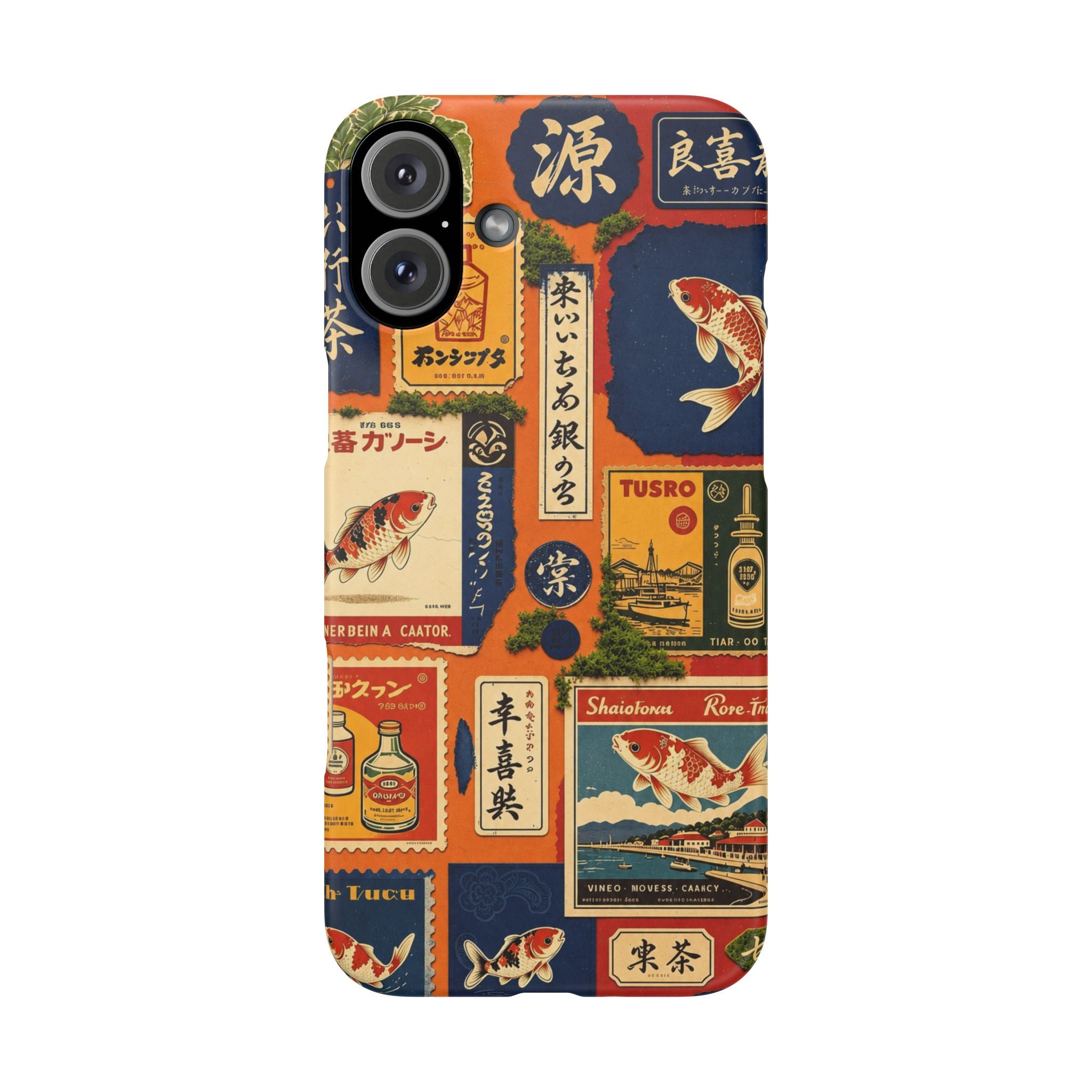 Vintage Japanese Koi Phone Case