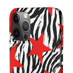 Retro Zebra Stars Phone Case
