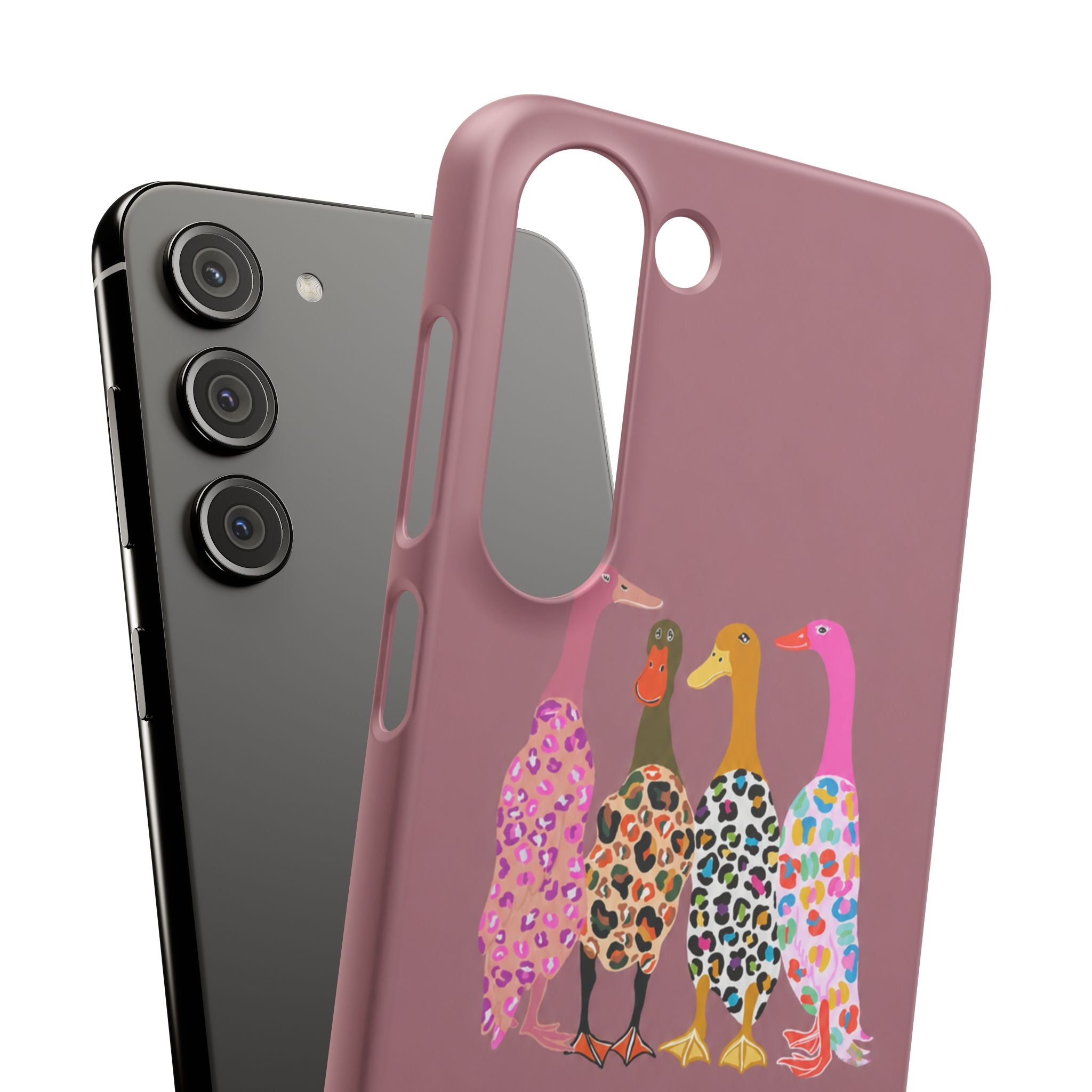 Colorful Leopard Ducks Phone Case
