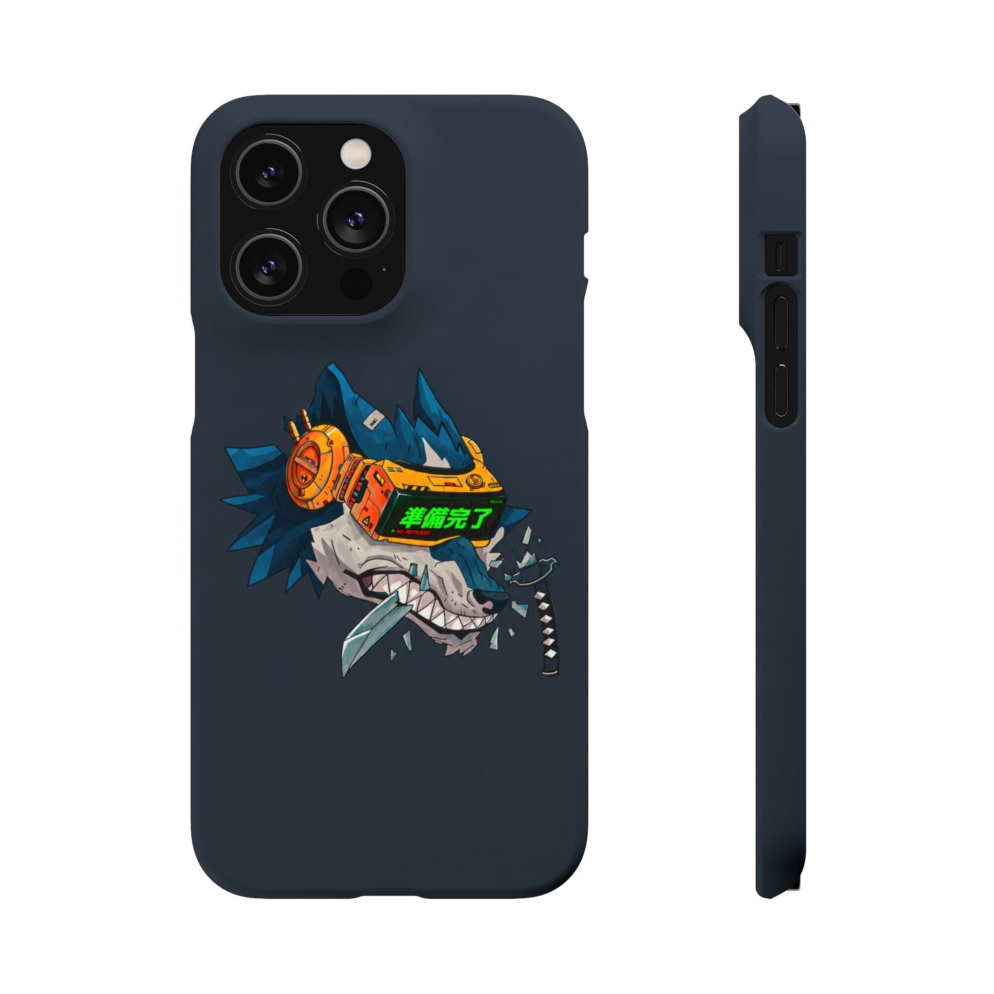 Cyberpunk Wolf Phone Case