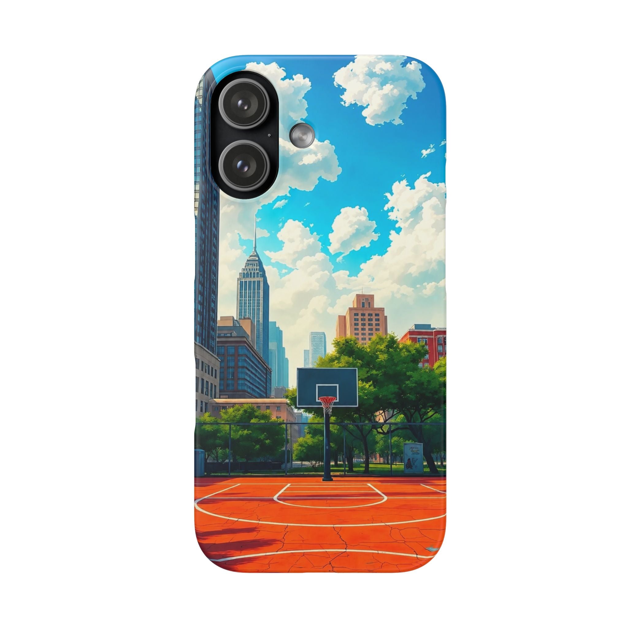 Urban Basketball Court Phone Case