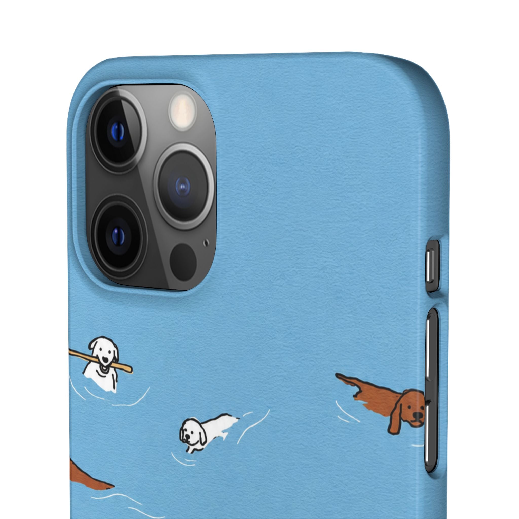 Swimming Dogs Phone Case