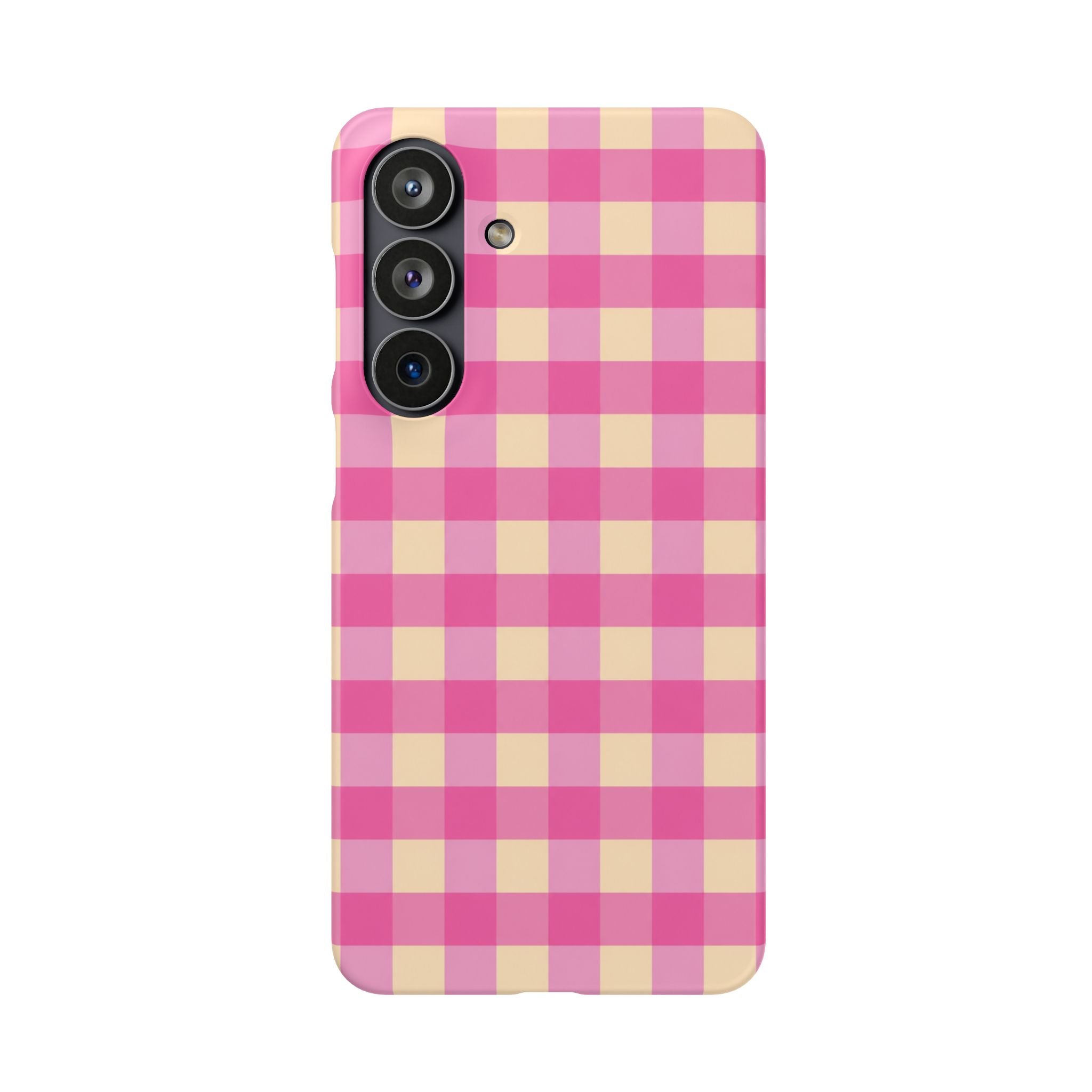 Pink Gingham Phone Case