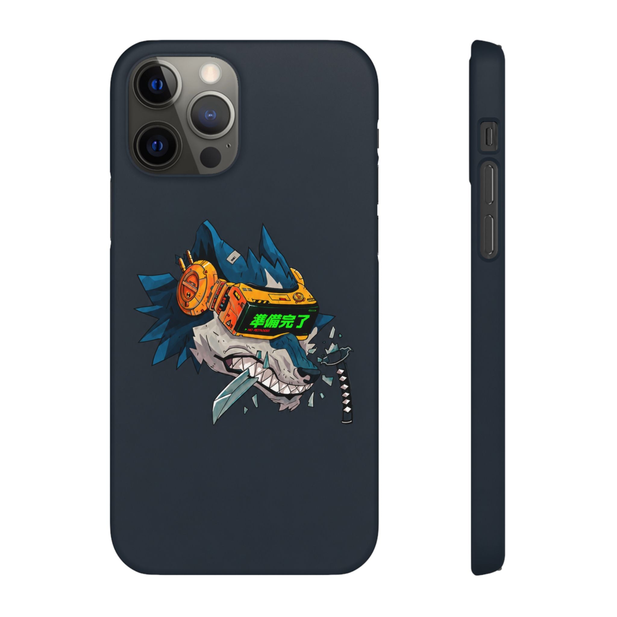 Cyberpunk Wolf Phone Case
