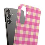 Pink Gingham Phone Case