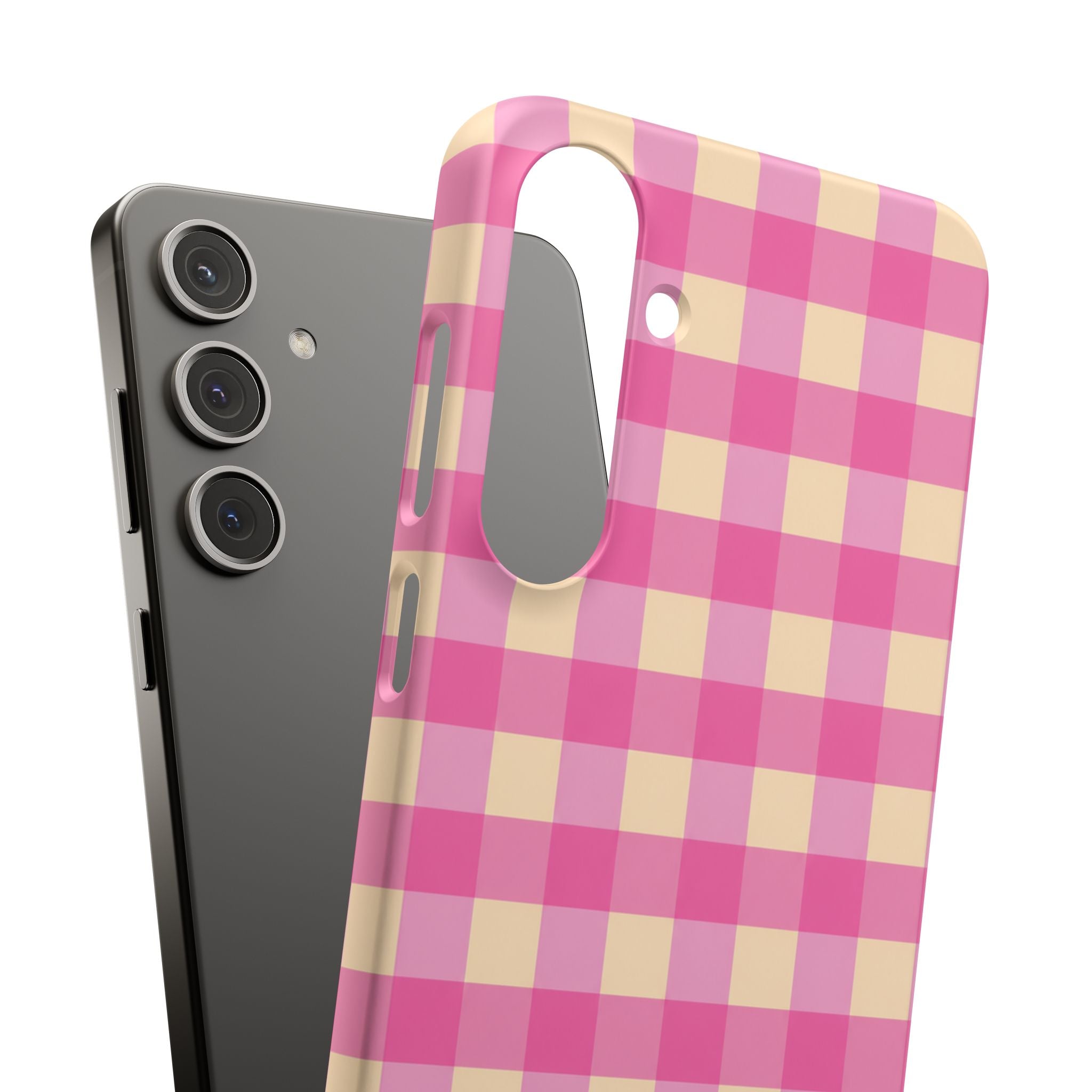 Pink Gingham Phone Case