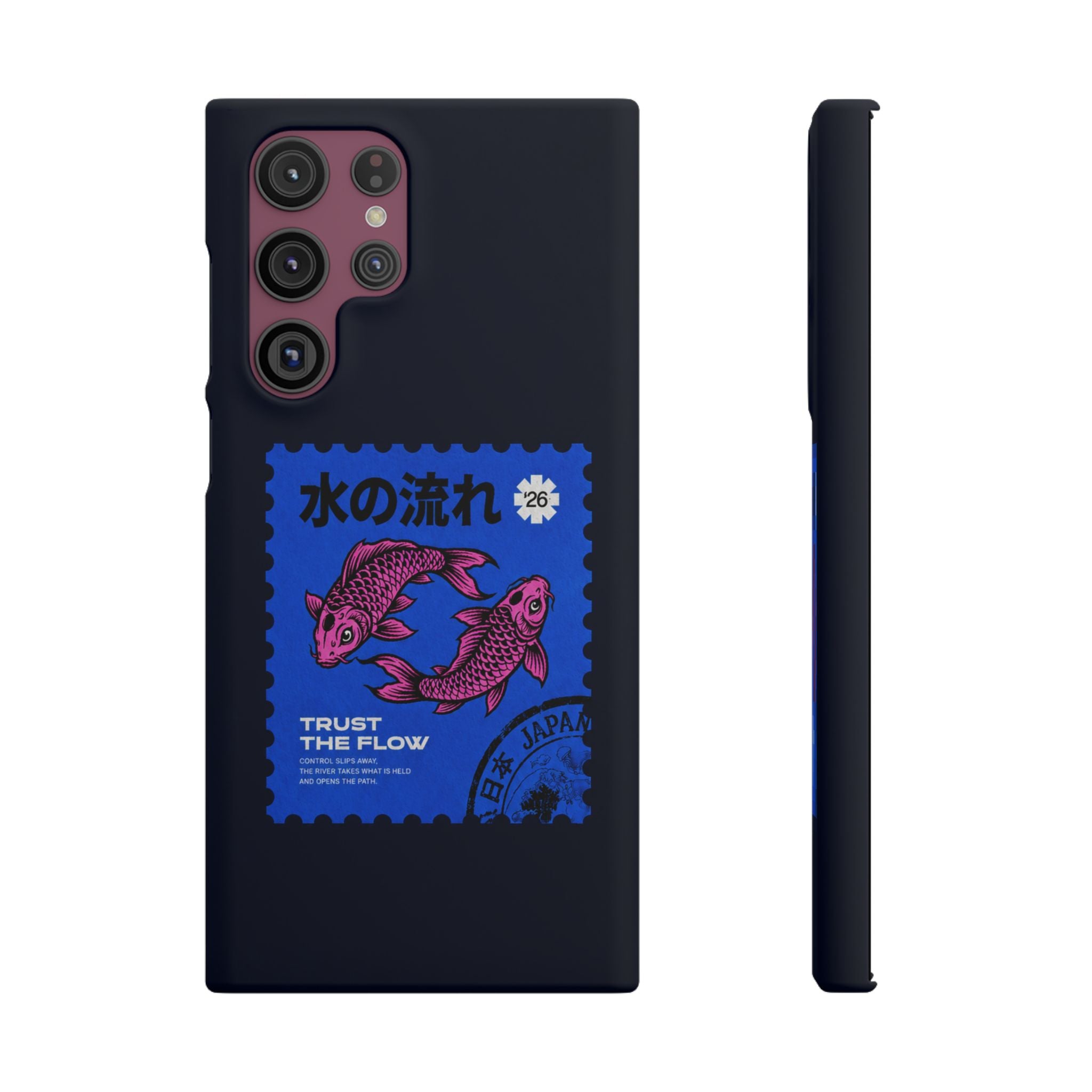 Trust The Flow Koi Phone Case