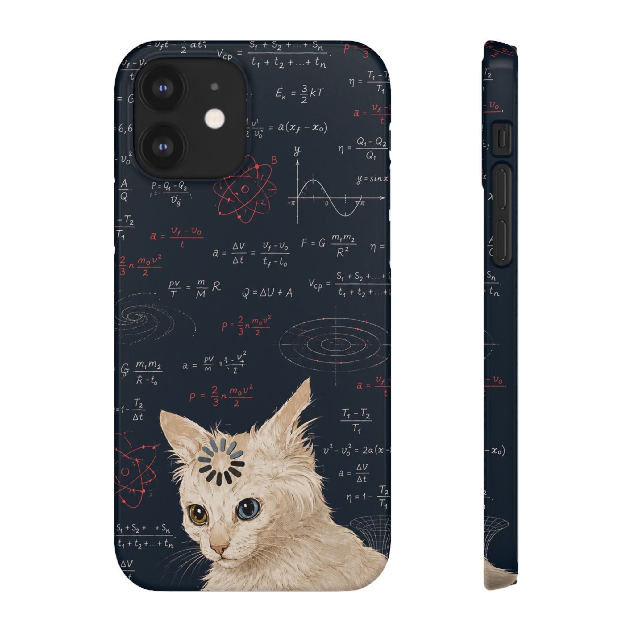 Quantum Kitty Physics Phone Case