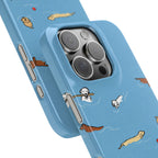 Swimming Dogs Phone Case