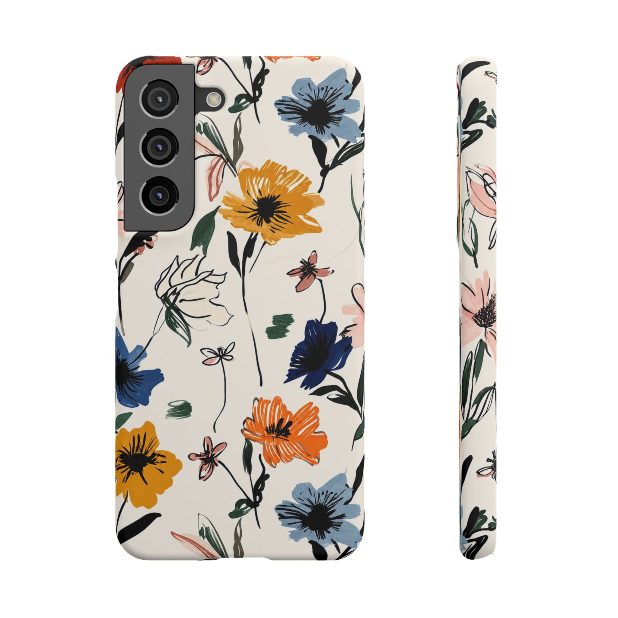 Wildflower Sketch Phone Case