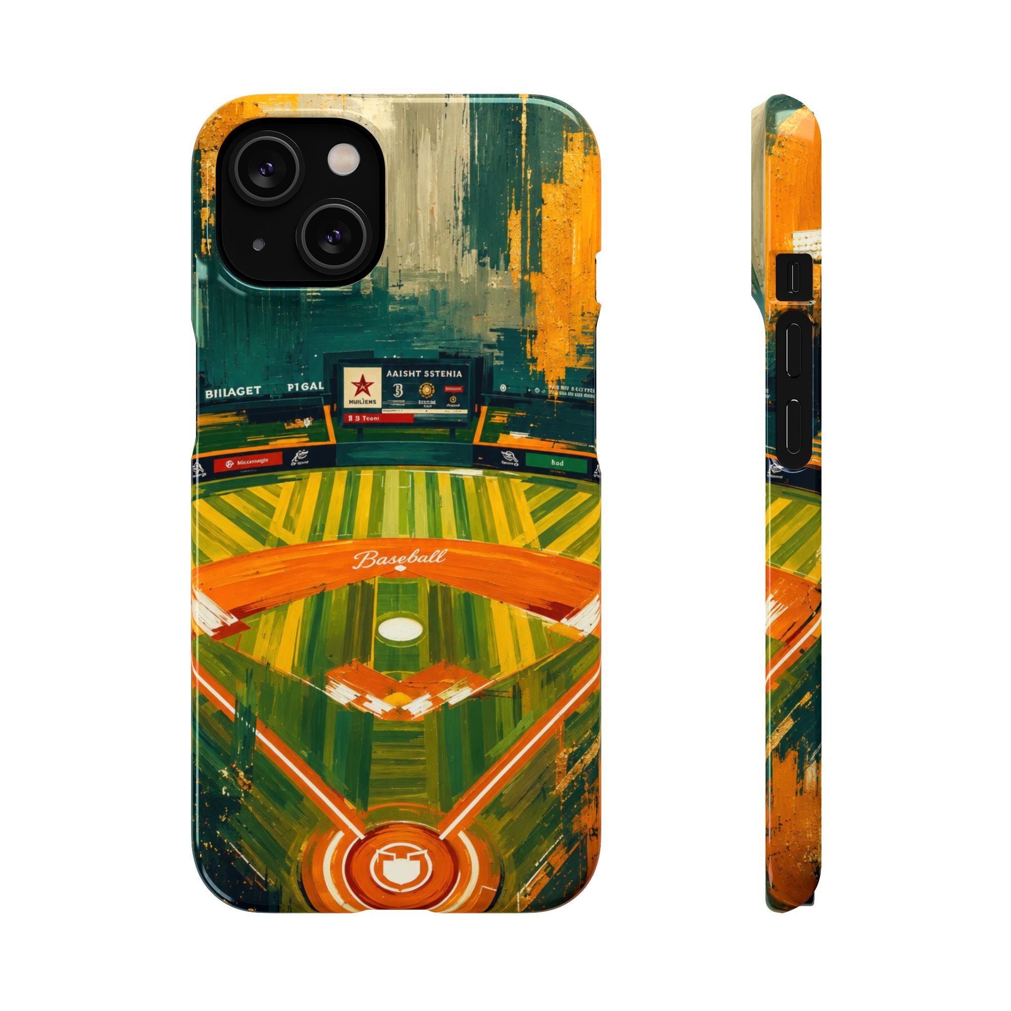 Abstract Baseball Stadium Phone Case