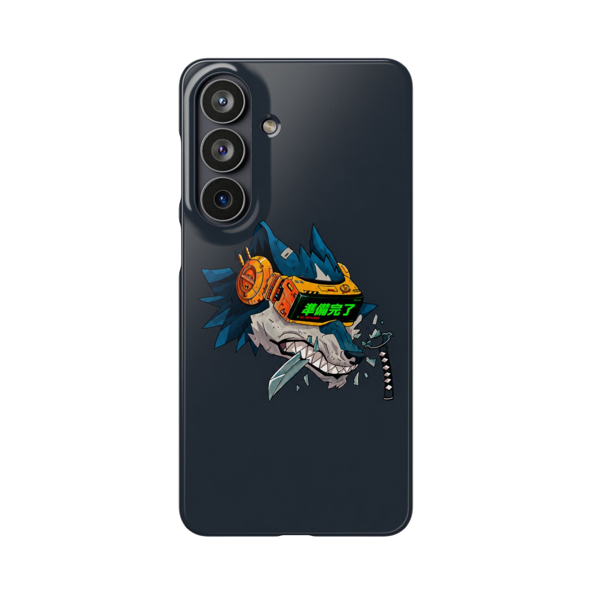Cyberpunk Wolf Phone Case