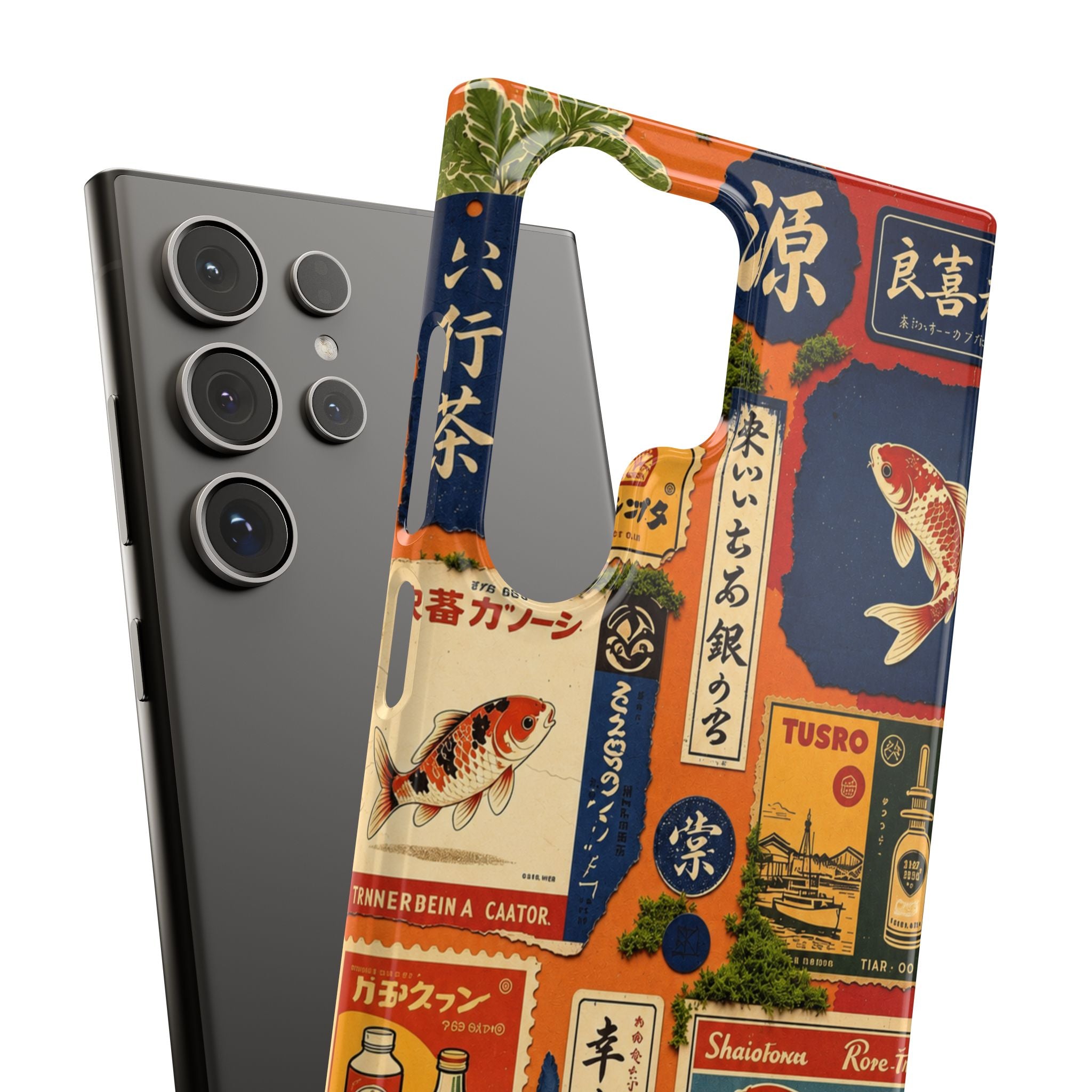 Vintage Japanese Koi Phone Case