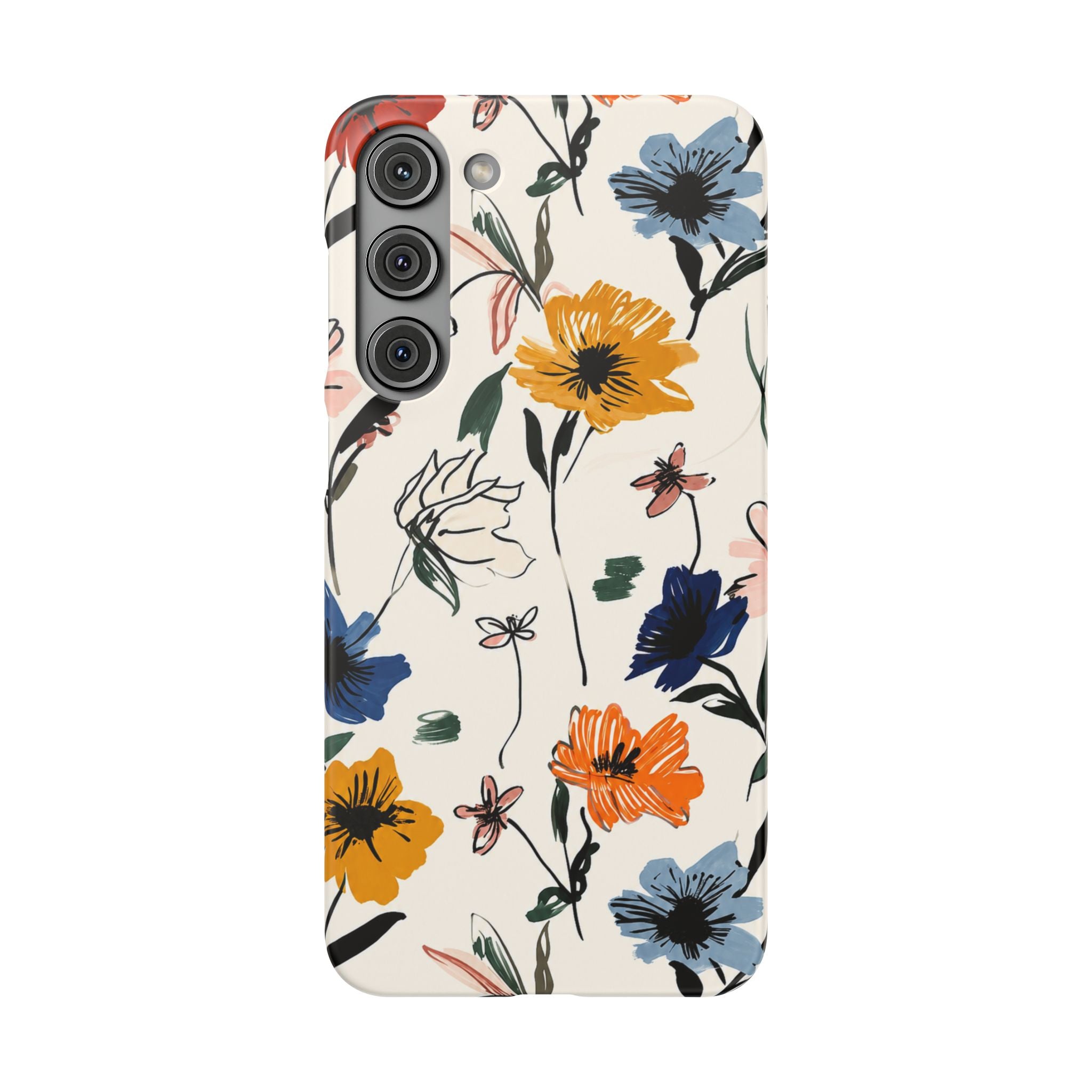 Wildflower Sketch Phone Case