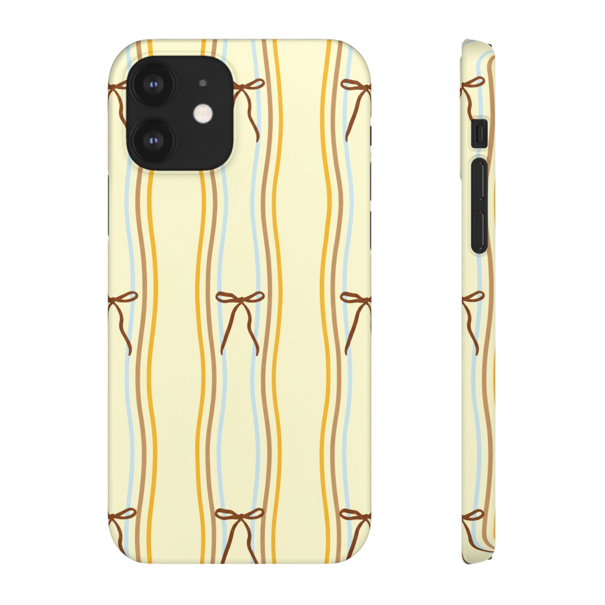 Bow Stripe Phone Case