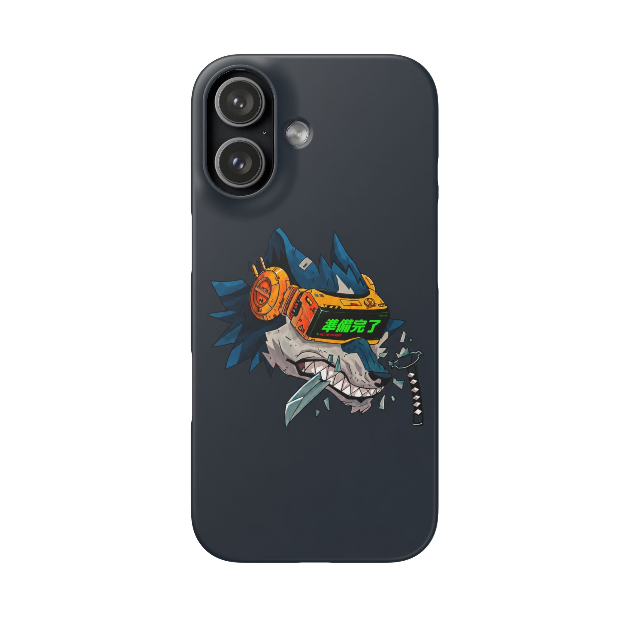 Cyberpunk Wolf Phone Case