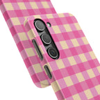 Pink Gingham Phone Case