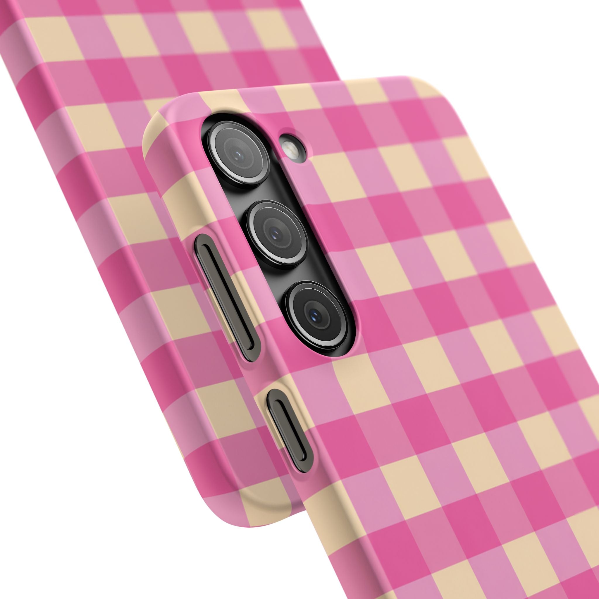 Pink Gingham Phone Case