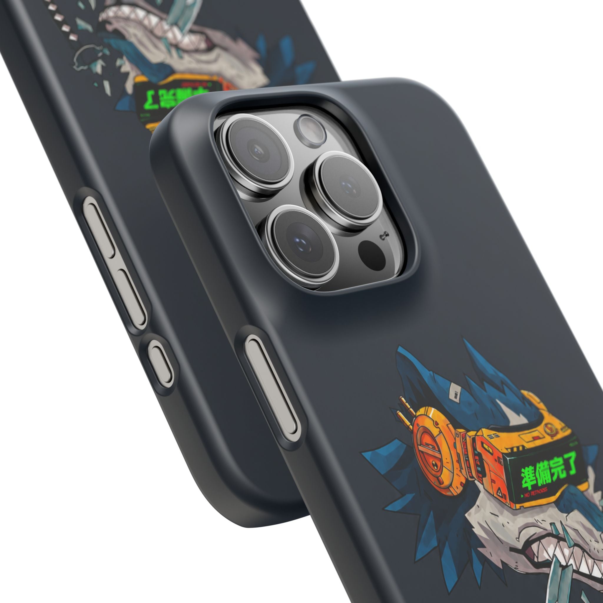 Cyberpunk Wolf Phone Case