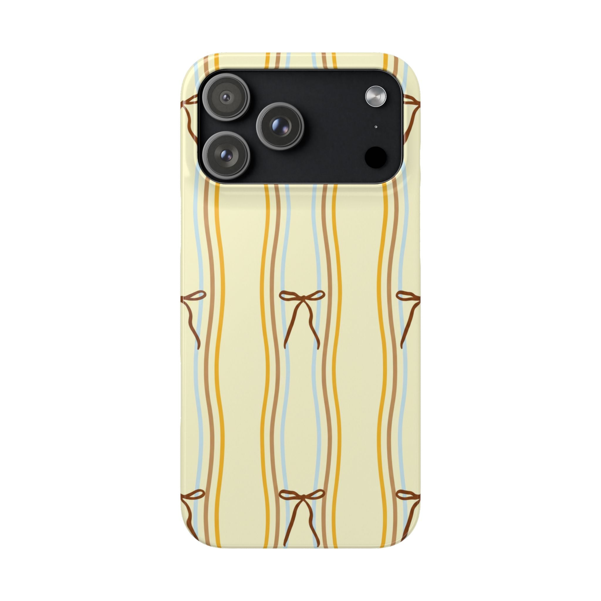 Bow Stripe Phone Case