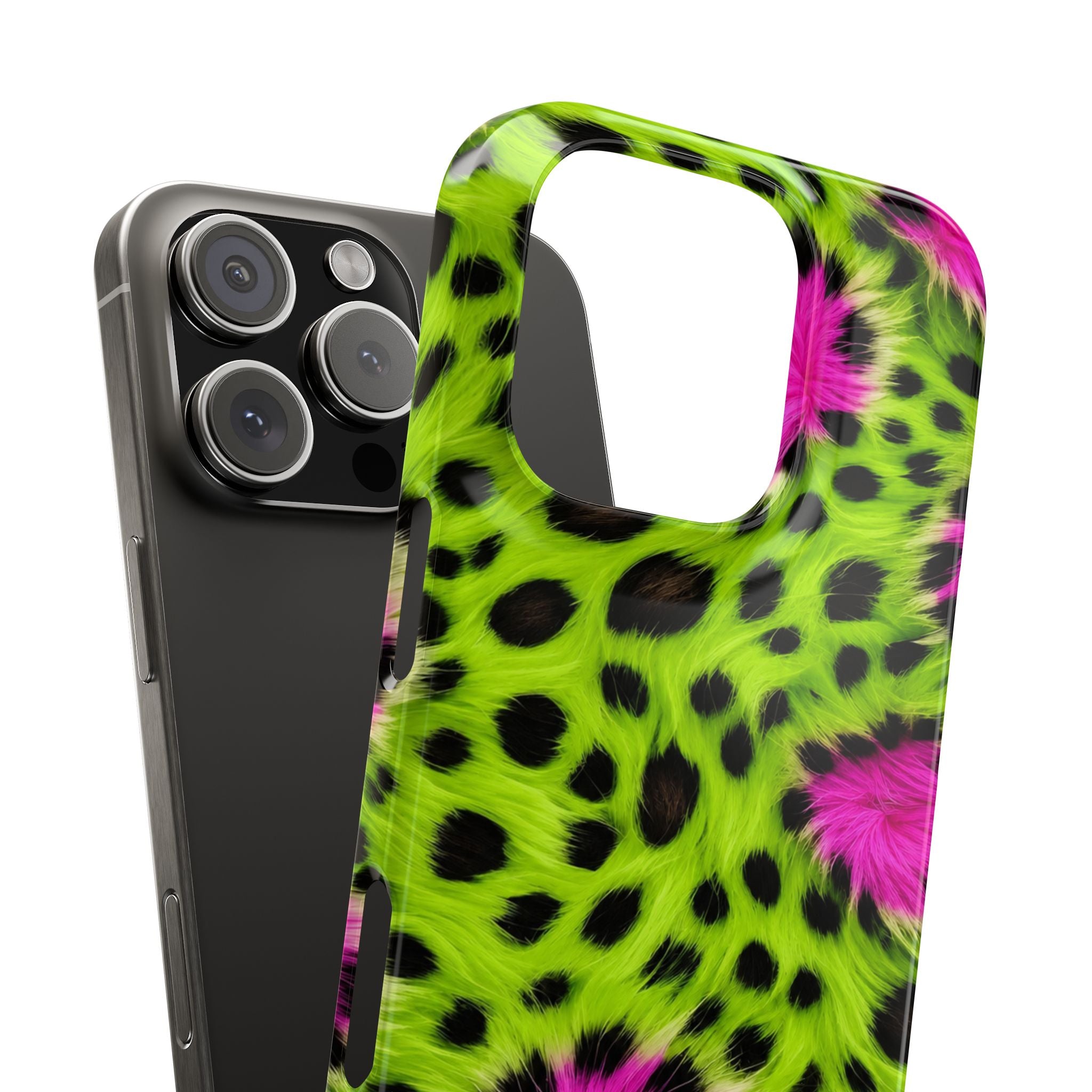 Neon Leopard Phone Case