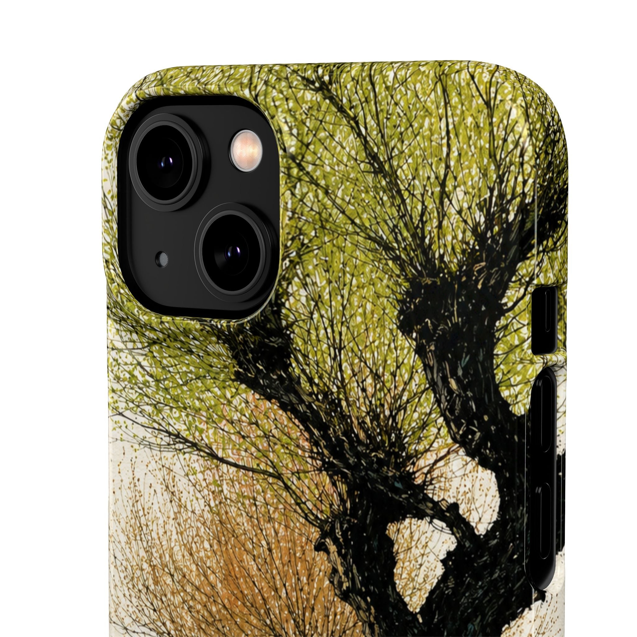 Serene Willow Landscape Phone Case