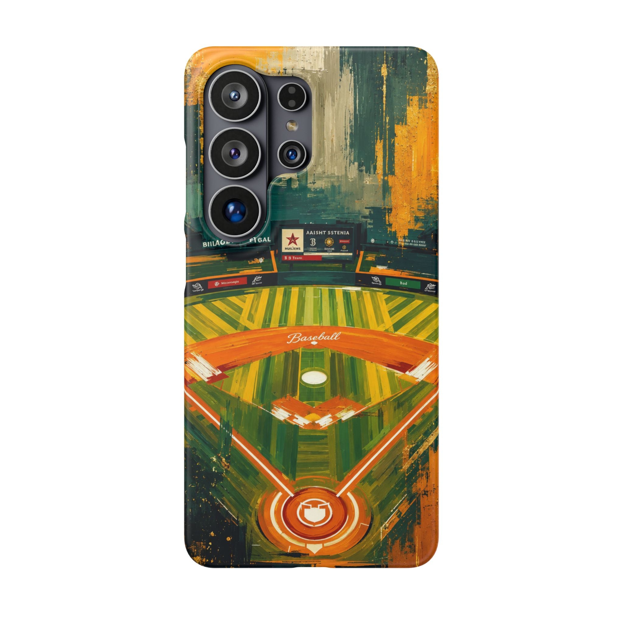 Abstract Baseball Stadium Phone Case