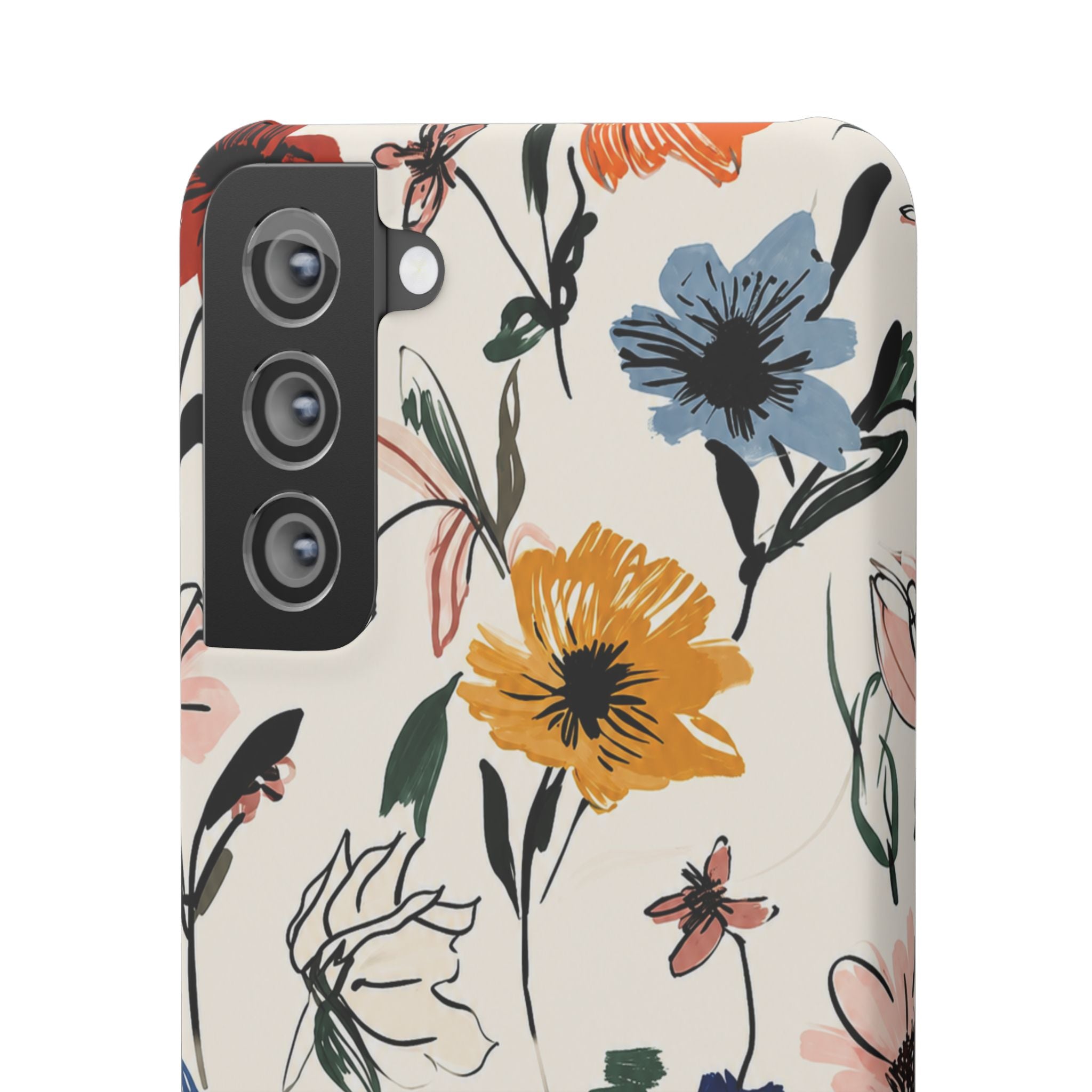 Wildflower Sketch Phone Case