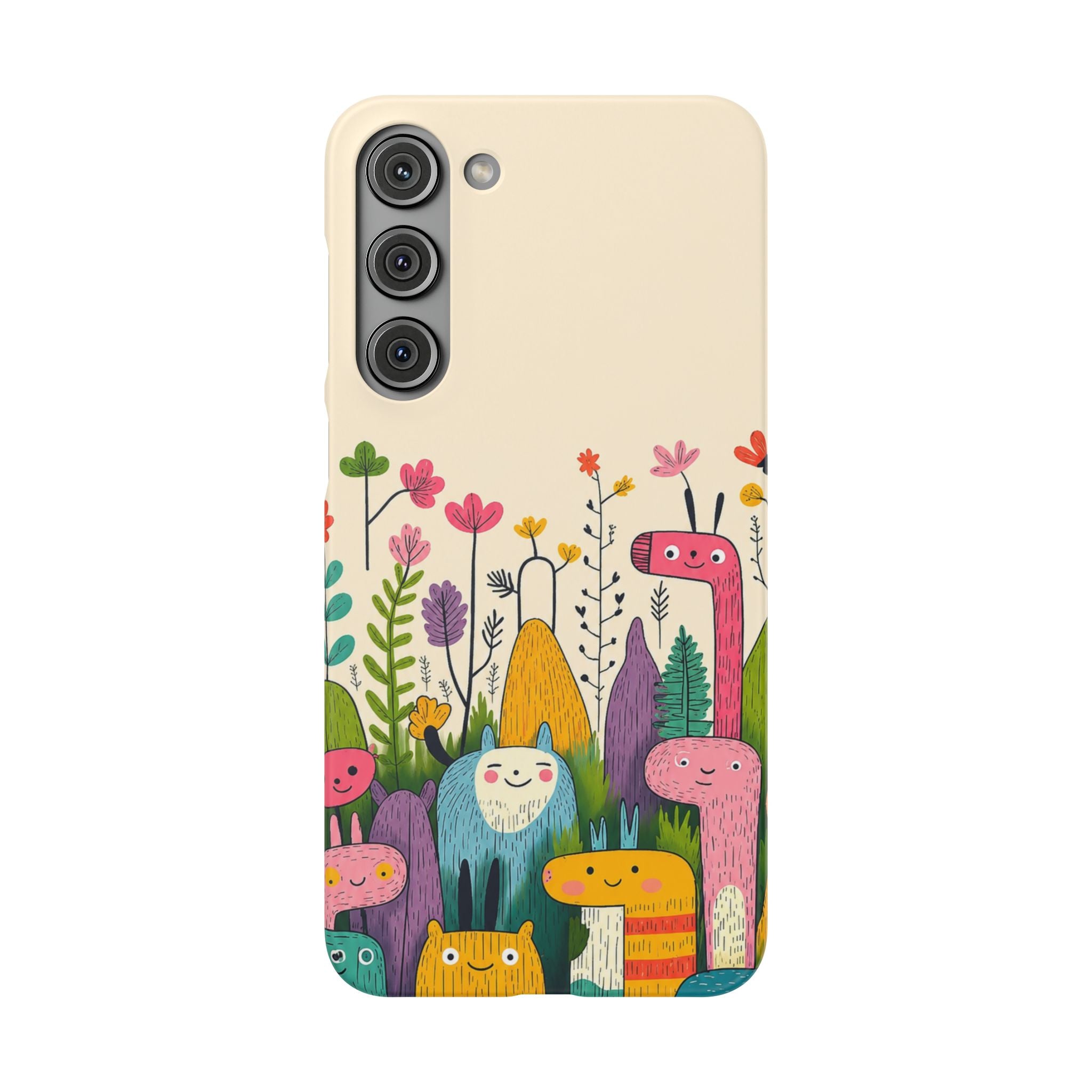 Cute Monster Garden Phone Case