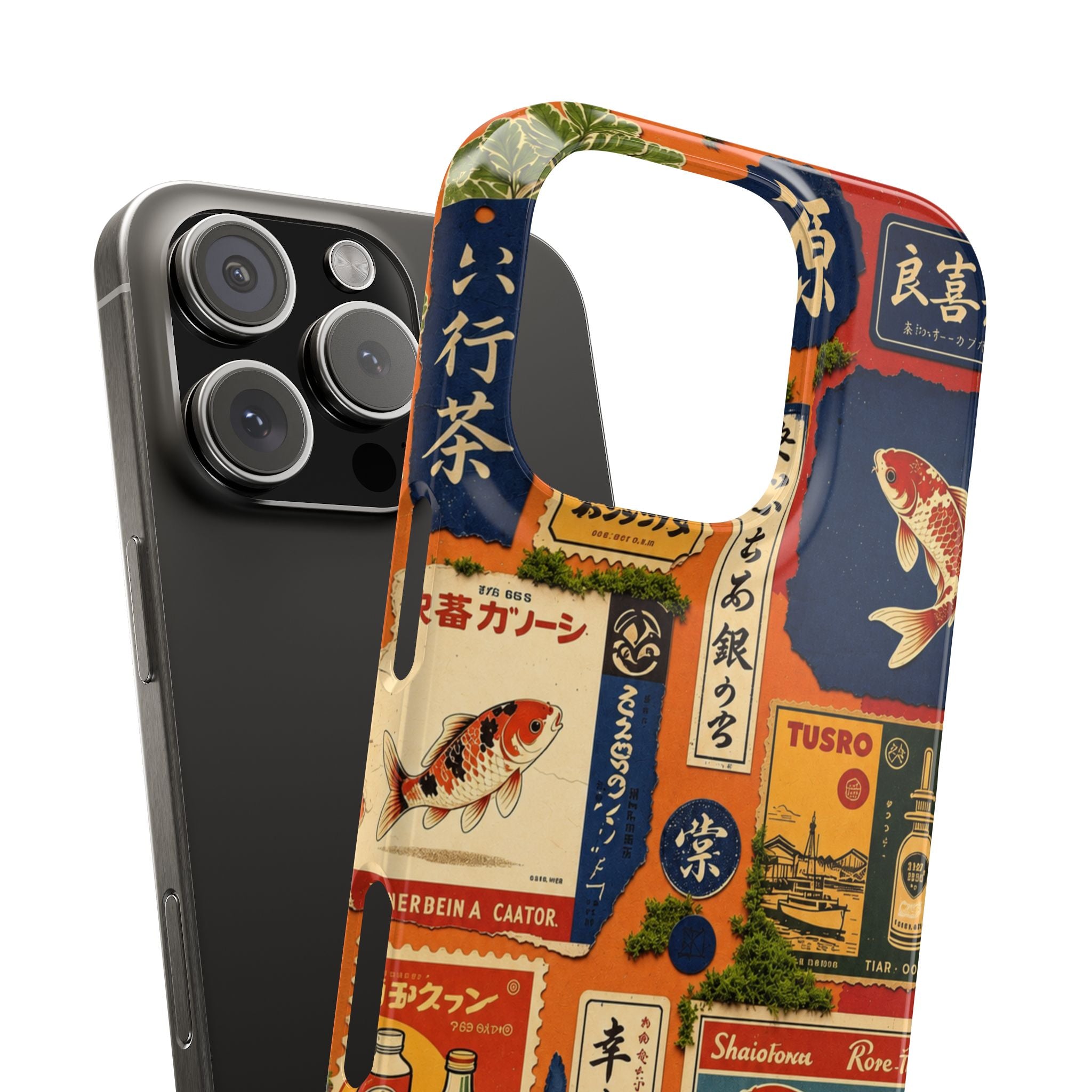 Vintage Japanese Koi Phone Case