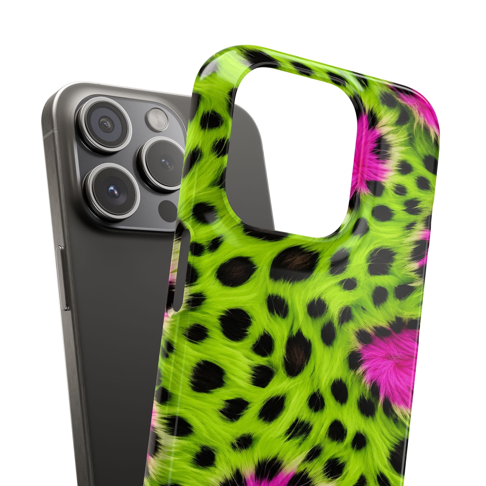 Neon Leopard Phone Case